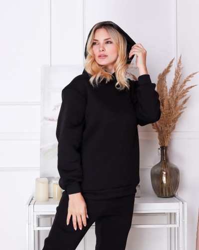 Bluza z kapturem damska czarna ocieplana.jpg